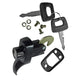 Engine lid lock W/keys - black