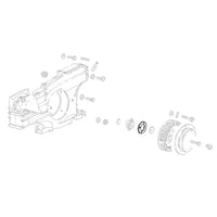 Ring crankshaft flange
