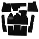 Carpet kit, Beetle, black