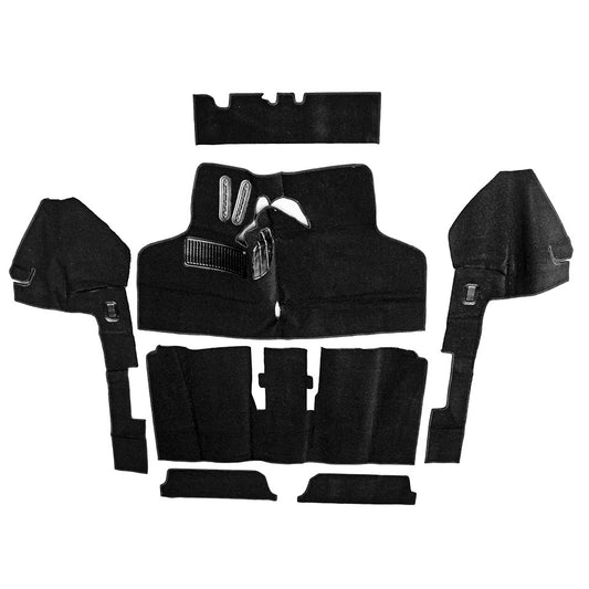 Carpet kit, Type 3, black