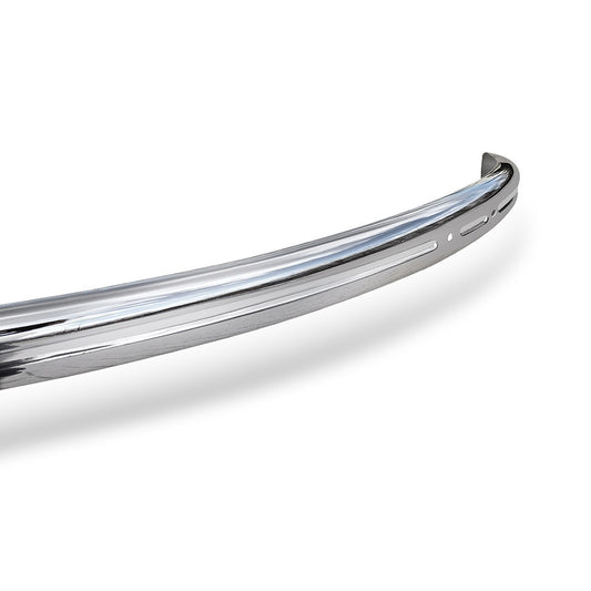 Bumper rear, with groove, Original chrome