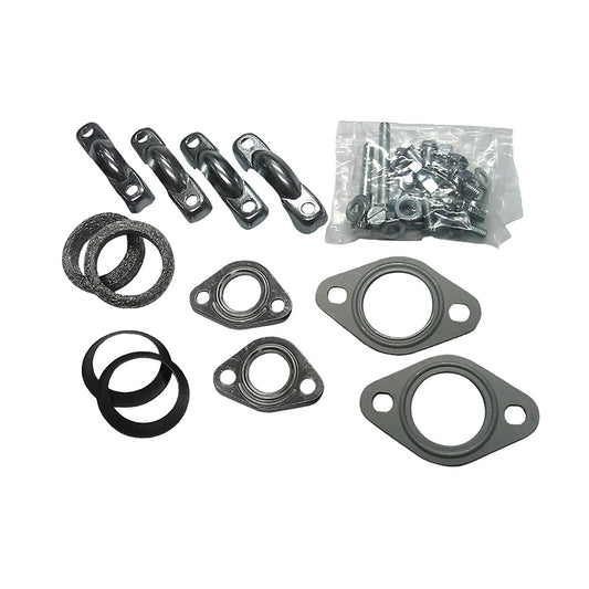 Exhaust assembly kit 25-30HP / double exhausttip