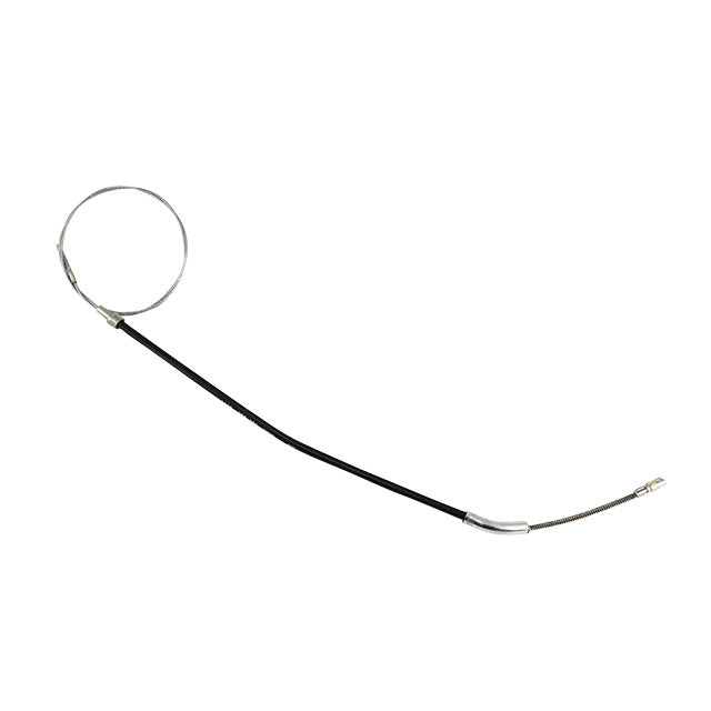 Handbrake cable, swing axle rear suspension