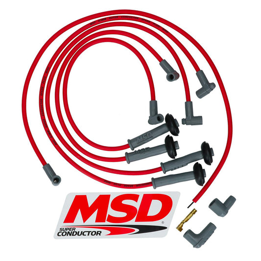 Ignition cables for MSD, complete set