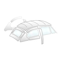 Headliner in Single Colour Vinyl with Perforated or Crush Finish: Beetle (1971-1979)