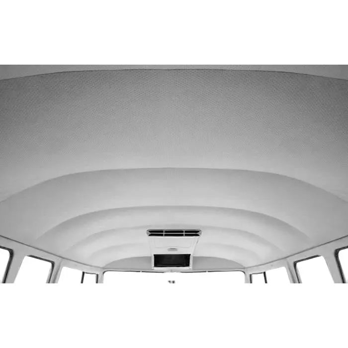 Full Length Headliner in off White Perforated Vinyl: T2 Split Bus (1964-1967), T2 Split USA (1964-1967)