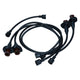 BBT Ignition lead set. Aircooled engines up to 1600cc to 1979.