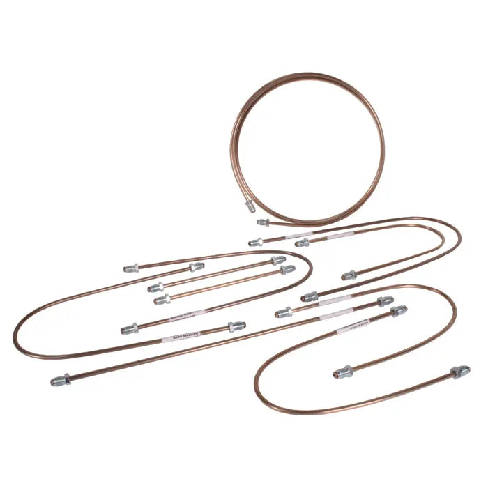 Brake Pipe Set, Copper Nickel, 10 Piece: T2 Bay (1971-1979)