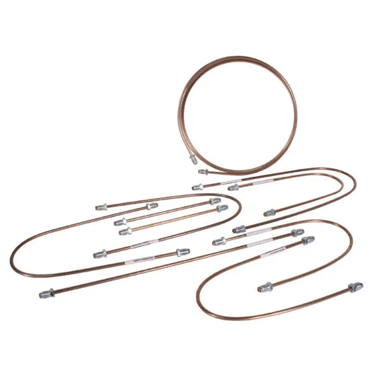 Brake Pipe Set, Copper Nickel, 10 Piece: T2 Bay (1971-1979)