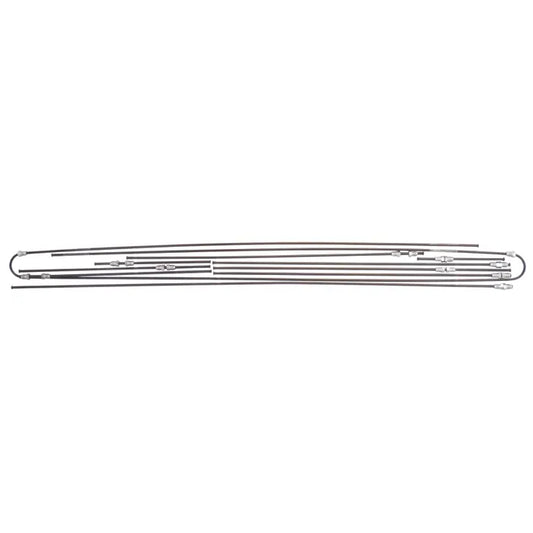 Brake Pipe Kit In Steel: T2 Split Bus (1967)