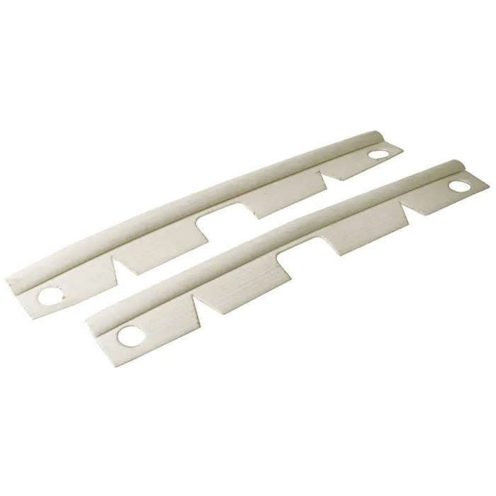 Front Bumper Beading Centre to Step White: T2 Bay (1968-1972)