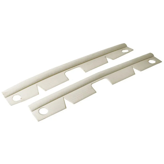 Front Bumper Beading Centre to Step White: T2 Bay (1968-1972)