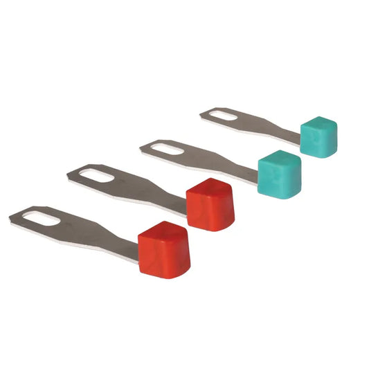 Heater Lever Set, x2 Red and x2 Blue: T2 Bay (1968-1972)