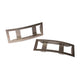 Pair of Lower Front Indicator Brackets: T2 Bay (1968-1972)