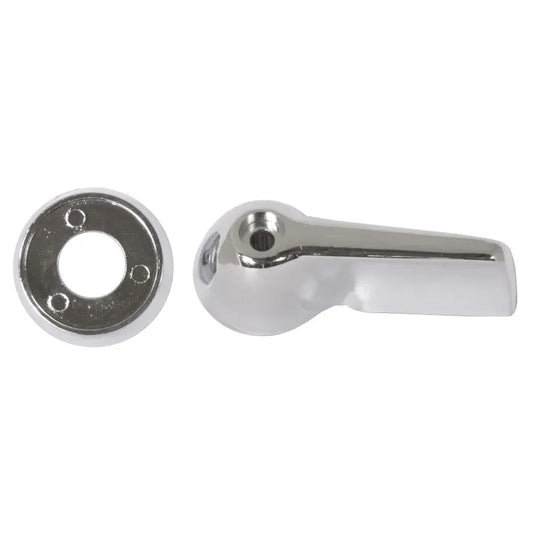 Interior Cab Door Handle & Escutcheon Set 4 Piece Chrome: T2 Split Bus (1966-1967)