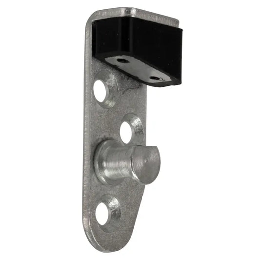 Right Door Striker Plate with Rubber Stop: T2 Split Bus (1964-1966)