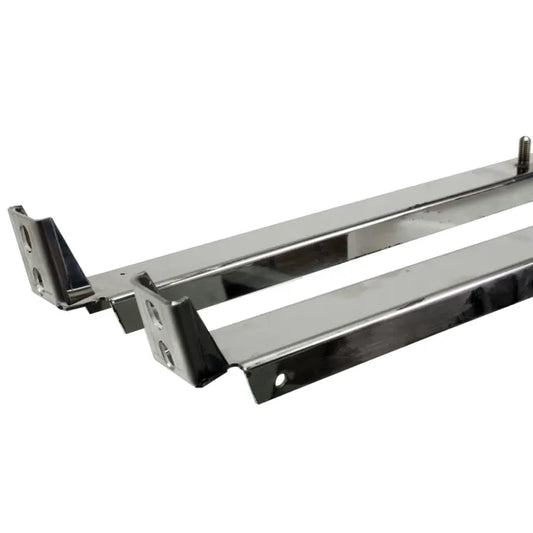 Window Guide Channel in Stainless Steel Pair: T2 Split Bus (1955-1967)