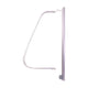 Left Fixed Quarter Light Frame Aluminium 2 Piece: T2 Bay (1969-1979)