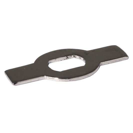 Lock Tab Washer Quarter Light and Side Mirror in Stainless Steel: T2 Split Bus (1950-1967)