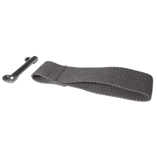 Check Strap Cargo Door Black: T2 Split Bus (1958-1967)