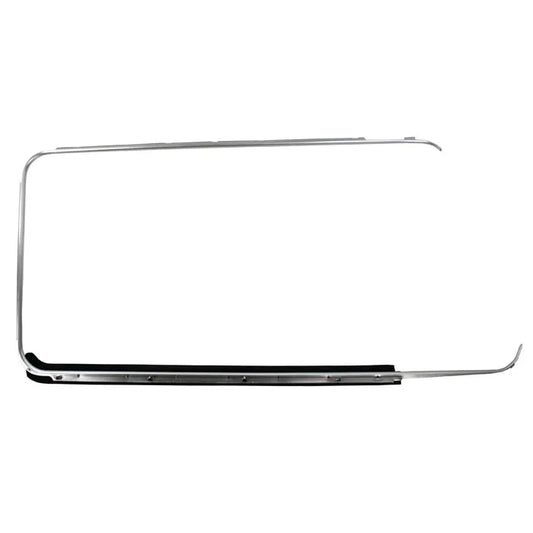 Outer Window Aluminium Trim with Scraper Right: T2 Bay (1968-1979), Brazil Kombi (1997-2014)