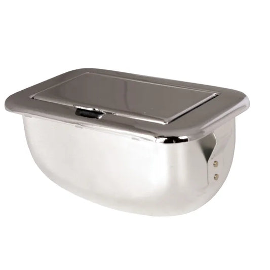 Dashboard Mounted Chrome Ashtray: T2 Split Bus (1950-1967)