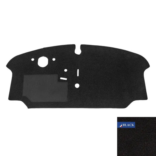 Cab Floor Carpet for Left Hand Drive, Black: T2 Bay (1973-1979)