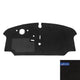 Cab Floor Carpet for Left Hand Drive, Black: T2 Bay (1973-1979)