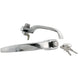 Exterior Locking Door Handles with Matching Keys Chrome Pair: T2 Bay (1968), T2 Split Bus (1964-1967)