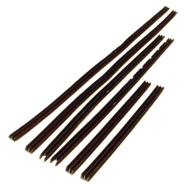 Felt Window Guide 6 Piece Set: T2 Split Bus (1955-1967)