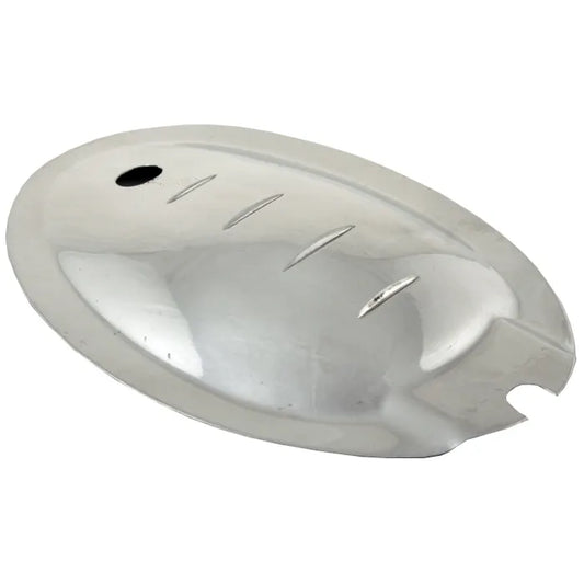 Door Handle Finger Plates, Polished Aluminium, Pair: T2 Bay (1968-1972), T2 Split Bus (1960-1967)