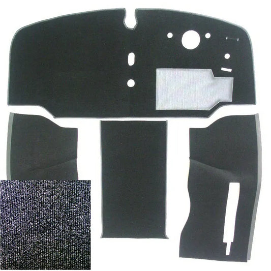 Carpet Set for Right Hand Drive, Charcoal T2 Bay (1968-1972), Baywindow USA (1968-1972)