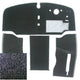 Carpet Set for Right Hand Drive, Charcoal T2 Bay (1968-1972), Baywindow USA (1968-1972)