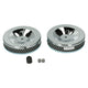 Chrome air filter twin carburettor, as pair
