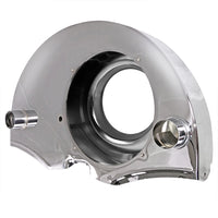 Fan shroud with ducts, without doghouse, Chrome 