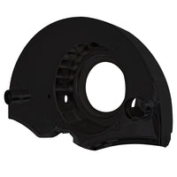 Fan shroud with ducts, with doghouse, black