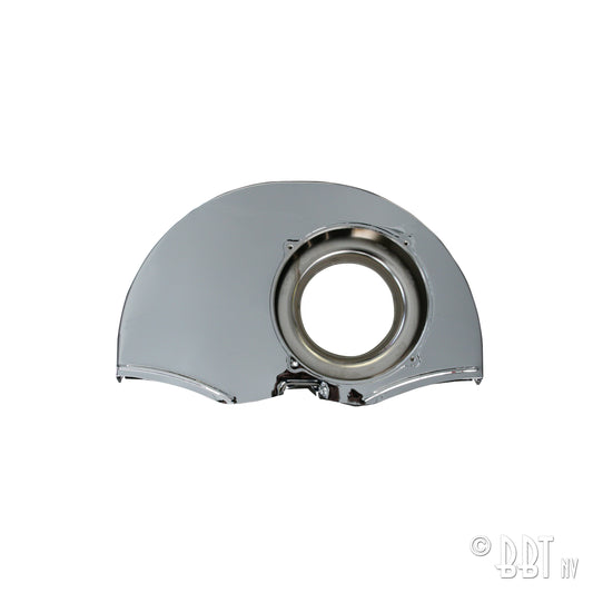 Fan shroud without ducts, with doghouse, Chrome 