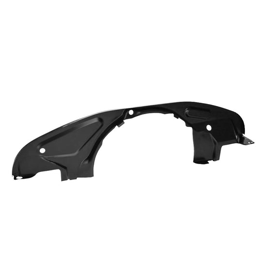 Front engine tinware,, without oil cooler outlets (black)