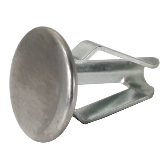Interior Panel Clip with a Polished Pin Head: T2 Bay (1968-1979), T2 Split Bus (1965-1967)