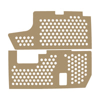 Plate set for engine compartment insulation, Type4