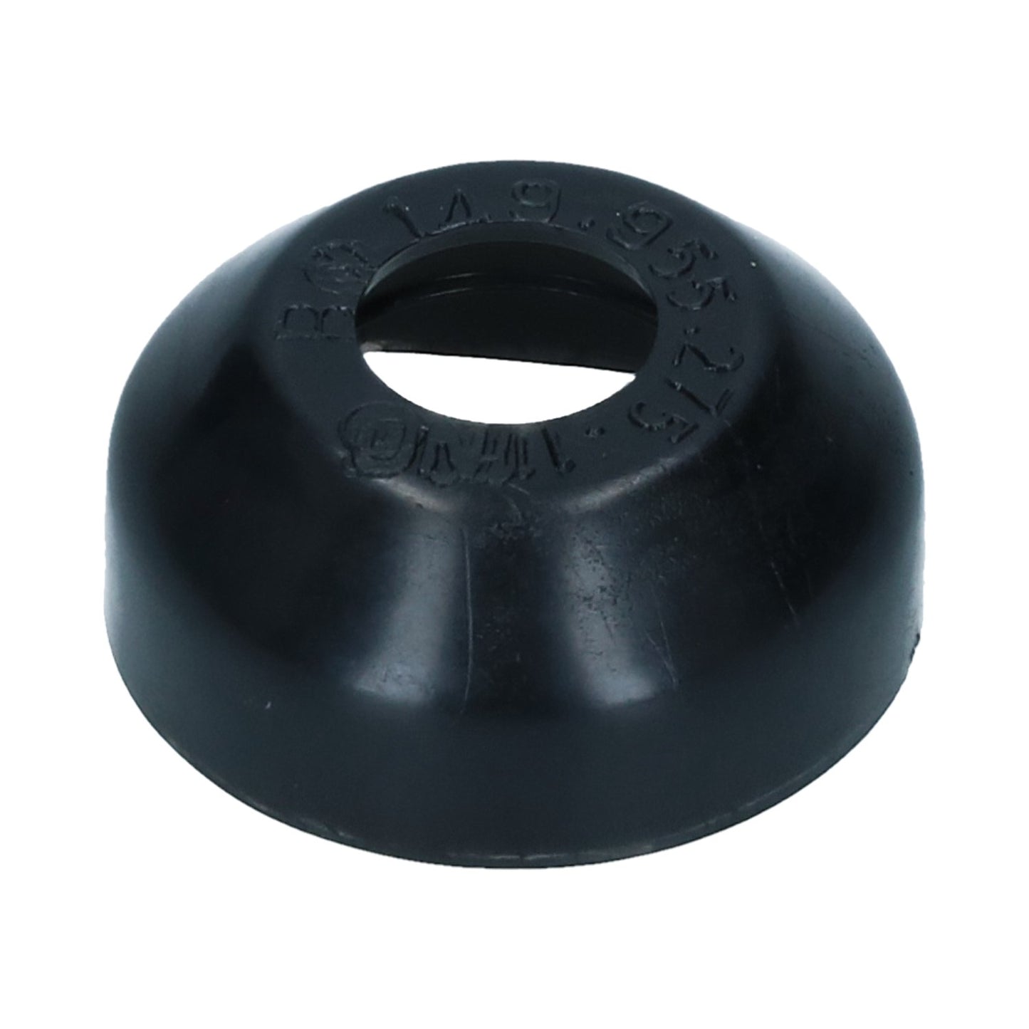 Axle cap between arm and body, each