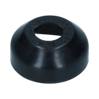Axle cap between arm and body, each