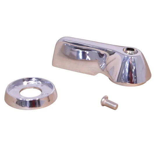 Inner Cab Door Handle & Escutcheon in chromed metal T2 Split Bus (1966-1967)