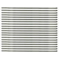 Aircooled Accessories VW T2 Split Samba Deluxe Rear Side Vent Trim Set (Polished Stainless) 1964 - 1967