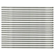 Aircooled Accessories VW T2 Split Samba Deluxe Rear Side Vent Trim Set (Polished Stainless) 1964 - 1967
