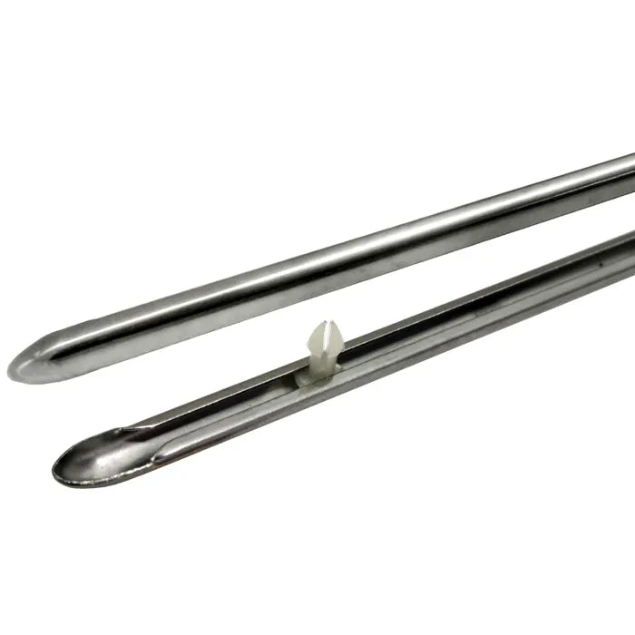 Aircooled Accessories VW T2 Split Samba Deluxe Rear Side Vent Trim Set (Polished Stainless) 1964 - 1967