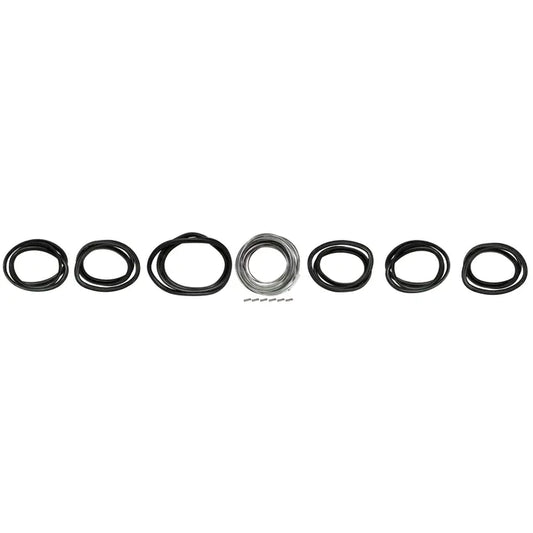 Window Seal Set, Chrome Trim : T2 Bay (1973-1979)