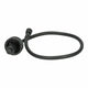 Washer bottle cap, with tube up the spare wheel