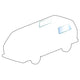 Rear Side Window Glass Clear: T25 (1980-1992)