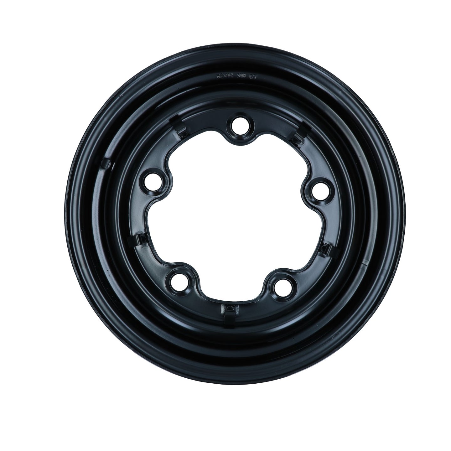 Wheel standard, black, 5 lug (5x205), 5.0 x 14&quot;, ET 47.5